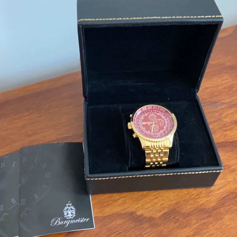 New Gold Burgmeister Men’s watch